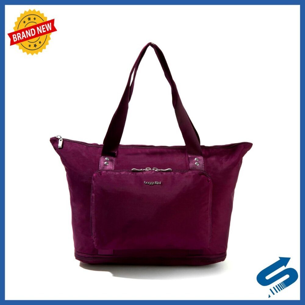Expandable 22" Lightweight Nylon Travel Tote w/Luggage Sleeve Packable